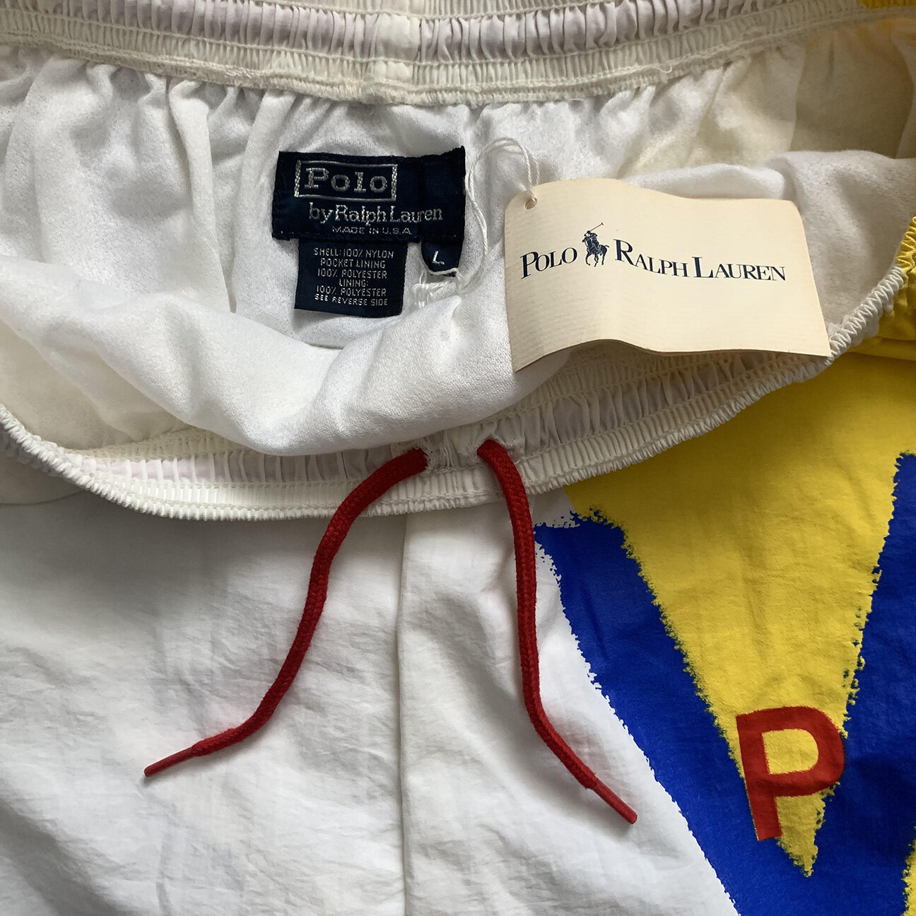 Vintage Polo Ralph Lauren Volley Ball Shorts (Size L) NWT — Roots
